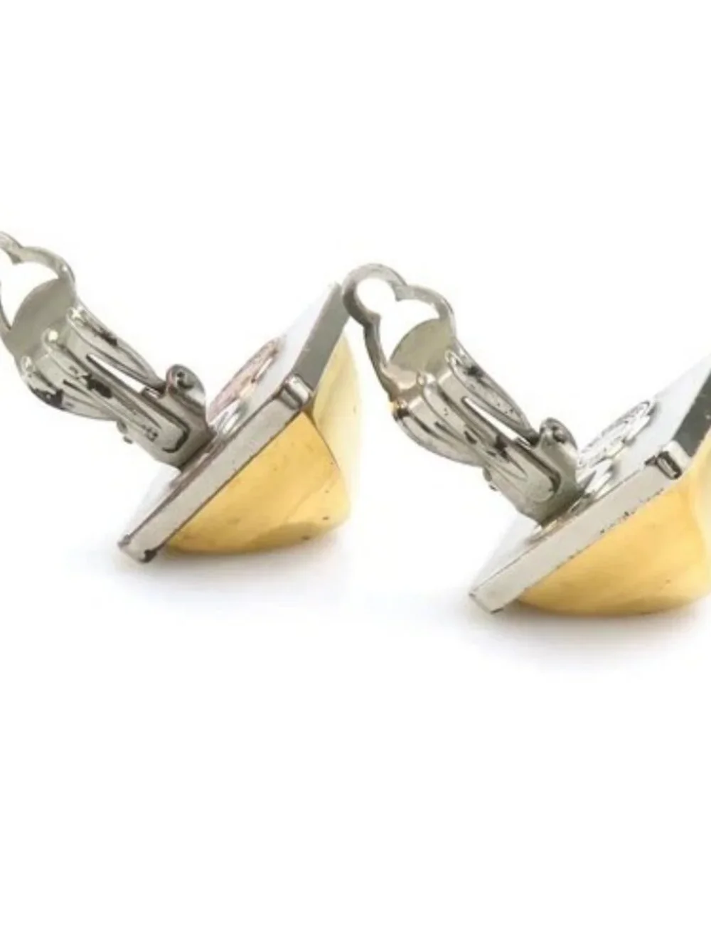 Auth HERMES Earrings Gold/Silver Metal - h32028a - Picture 5 of 15